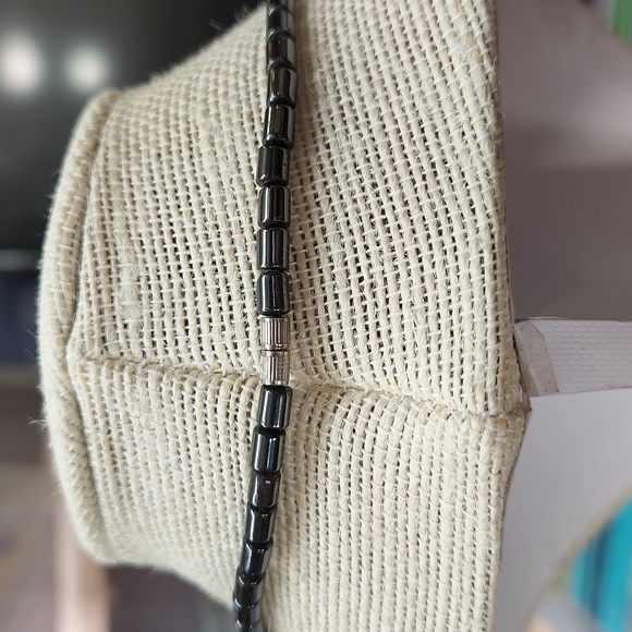 Hematite Cat Charm Necklace - Picture 3 of 6